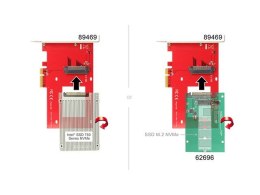 Delock Karta PCI Express ->U.2 NVME SFF-8639