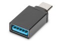 Digitus Adapter USB USB 3.1 Gen.1 SuperSpeed 5Gbps Typ USB C/USB A M/Ż czarny