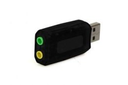 Media-Tech VIRTU 5.1 USB - Karta dźwiękowa USB oferująca wirtualny dźwięk 5.1 MT5101