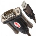 Unitek Adapter USB- 1xRS-232 + Adapter DB9F/DB25M; Y-105A