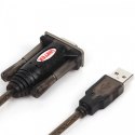 Unitek Adapter USB- 1xRS-232 + Adapter DB9F/DB25M; Y-105A