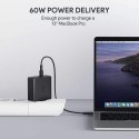 AUKEY PA-D5 GaN ładowarka sieciowa 2xUSB C Power Delivery 3.0 63W 6A Dynamic Detect