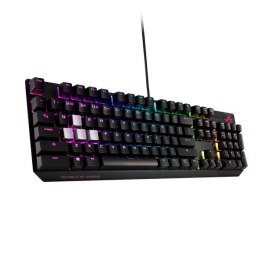 Asus Przewodowa mechaniczna klawiatura do gier ROG Strix Scope RGB Cherry MX Red