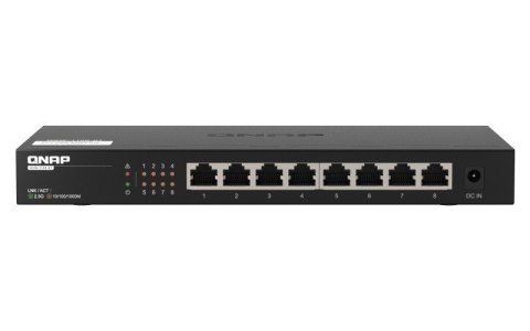 QNAP Przełącznik QSW-1108-8T-EU 2.5GbE x 8 port