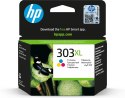 HP 303XL HIGH YIELD TRI-COLOR/EN/RU/FR/PL/CZ/HU INK CARTRIDGE