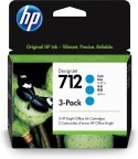 HP 712 3-PACK 29-ML CYAN/DESIGNJET INK CARTRIDGE