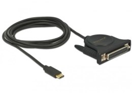 Delock Adapter USB C(M)-> LPT 25PIN DB25(F)