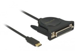 Delock Adapter USB C(M)-> LPT 25PIN DB25(F)