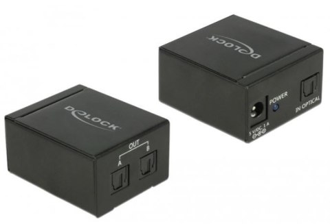 Delock Adapter rozdzielacz TOSLINK->2x TOSLINK