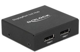 Delock Splitter Video Displayport 1.2 -> 2x Displayport 1.2 4K