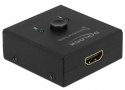 Delock Switch Video 2x HDMI dwukierunkowy 4K