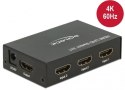 Delock Switch Video 3x HDMI czarny