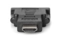 Digitus Adapter HDMI Standard 1080p 60Hz FHD Typ HDMI A/DVI-I (24+5) M/Ż Czarny