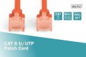 Digitus Patch cord U/UTP kat.6 PVC 3m Czerwony