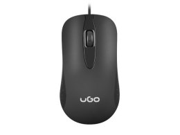 UGo Mysz Meru M100 1000 DPI optyczna USB 1.4m Czarna