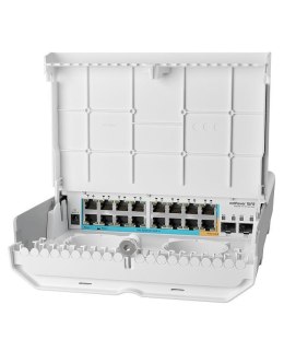 Switch Mikrotik netPower 15FR (CRS318-1Fi-15Fr-2S-OUT) 18p PoE (Passive: 1;) 22W Managed Fast/Gigabit