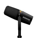 Shure MV7+-K-BNDL - Mikrofon lektorski/wokalny ze złączem XLR/USB-C Czarny + statyw biurkowy GATOR (WYPRZEDAŻ)