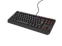 KLAWIATURA DLA GRACZY GENESIS THOR 230 TKL DE RGB MECHANICZNA OUTEMU RED CZARNA HOT SWAP