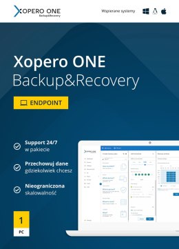 Xopero ONE Lifetime 1x Endpoint Agent + Maintanance & Support Standard - 2 years