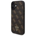 Etui Guess New 4G Triangle na iPhone 16 6.1" - czarne