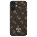 Etui Guess New 4G Triangle na iPhone 16 6.1" - czarne