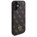 Etui Guess New 4G Triangle na iPhone 16 6.1" - czarne