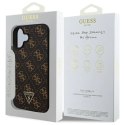 Etui Guess New 4G Triangle na iPhone 16 6.1" - czarne