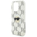 Etui Karl Lagerfeld IML Karl Head Electroplated na iPhone 16 Pro - przezroczyste