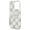 Etui Karl Lagerfeld IML Karl Head Electroplated na iPhone 16 Pro - przezroczyste