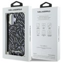 Etui Karl Lagerfeld Zebra With Cord na iPhone 16 Plus - fioletowe