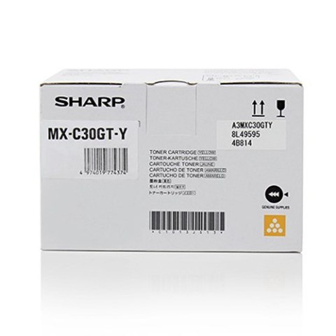 Sharp MXC30GTY kaseta z tonerem 1 szt. Oryginalny Żółty