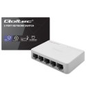 Qoltec SWITCH przełącznik sieciowy 5 x port RJ45 | 1000Mbps | Fast Ethernet | LAN