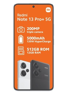 Smartfon Xiaomi Redmi Note 13 PRO+ 5G 12/512GB White (WYPRZEDAŻ)