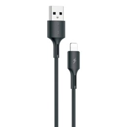 WK Design YouPin kabel przewód USB - Lightning 3A Power Delivery 1m czarny (WDC-136i)