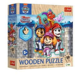 Trefl Puzzle drewniane 50 elementów Psi Patrol