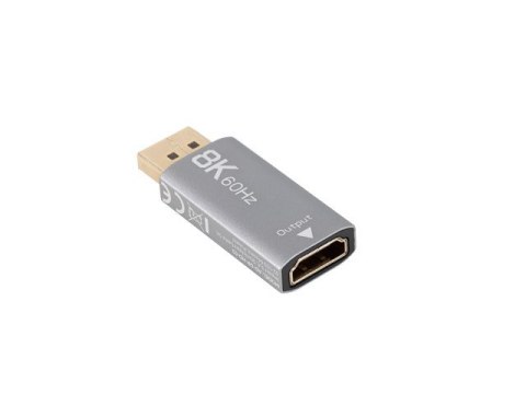 ADAPTER DISPLAYPORT(M)->HDMI(F) 8K SREBRNY LANBERG