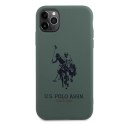 Etui U.S. Polo Assn. Silicone Collection na iPhone 11 Pro - zielone