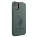 Etui U.S. Polo Assn. Silicone Collection na iPhone 11 Pro - zielone