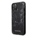 Guess GUHCN65PCUMABK iPhone 11 Pro Max czarny/black Marble