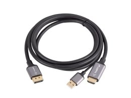 KABEL HDMI(M)->DISPLAYPORT(M) 1.8M 4K CZARNY LANBERG