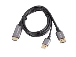 KABEL HDMI(M)->DISPLAYPORT(M) 1M 4K CZARNY LANBERG