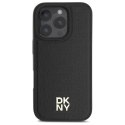 DKNY DKHMP16XPSHRPSK iPhone 16 Pro Max 6.9" hardcase czarny/black Repeat Pattern Stack Logo MagSafe