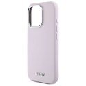 DKNY DKHMP16XSMCHLP iPhone 16 Pro Max 6.9" różowy/pink hardcase Liquid Silicone Small Metal Logo MagSafe