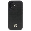 DKNY DKHMP16SPSHRPSK iPhone 16 6.1" hardcase czarny/black Repeat Pattern Stack Logo MagSafe