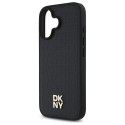 DKNY DKHMP16SPSHRPSK iPhone 16 6.1" hardcase czarny/black Repeat Pattern Stack Logo MagSafe