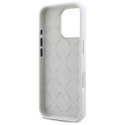 Guess GUHCP16LM4DGPH iPhone 16 Pro 6.3" biały/white hardcase Silicone Logo Strass 4G