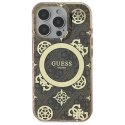 Guess GUHMP16XH4PYEEW iPhone 16 Pro Max 6.9" brązowy/brown hardcase IML Peony On 4G Background MagSafe