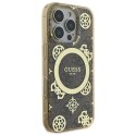 Guess GUHMP16XH4PYEEW iPhone 16 Pro Max 6.9" brązowy/brown hardcase IML Peony On 4G Background MagSafe