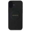 Guess GUHMP16SPSAHMCK iPhone 16 6.1" czarny/black hardcase Saffiano Classic Logo MagSafe