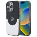 Mercedes MEHMP16L23HBIGK iPhone 16 Pro 6.3" czarny srebrny/black silver hardcase Doubel Layer BiColor MagSafe